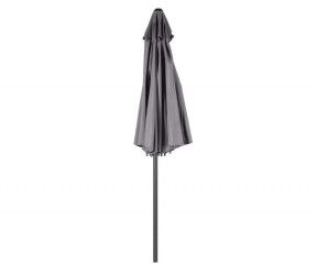 parasol rond loompa 3 mètres gris ardoise hespéride