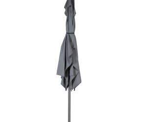 parasol rectangle loompa 2x3 mètres gris ardoise centre