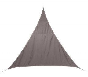 Voile d'ombrage CURACAO triangle 4x4x4 taupe