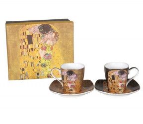 Set de 2 tasses à café 130ml - collection G.KLIMT Sarzeau Vannes