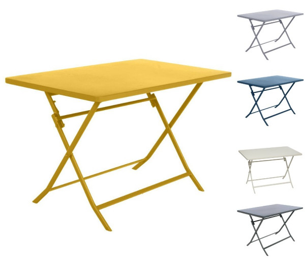 table extérieur greensboro rectangle couleurs