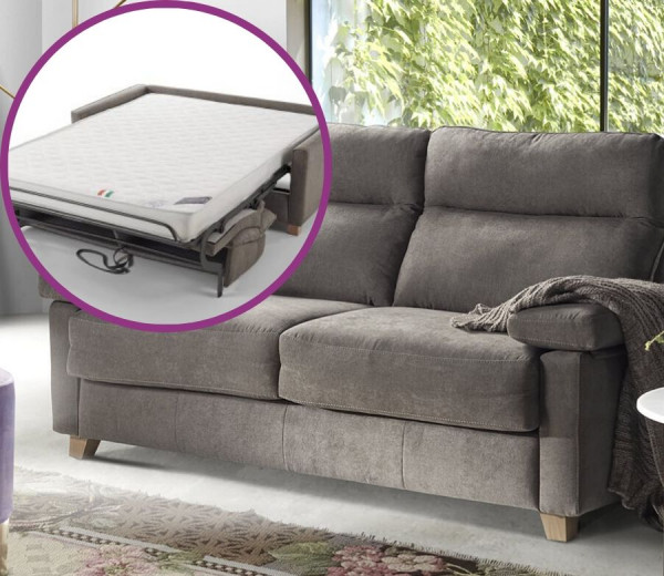 canapé-lit italien totalement personnalisable BOGART Confort par Vitarelax à essayer chez Mareco Sarzeau